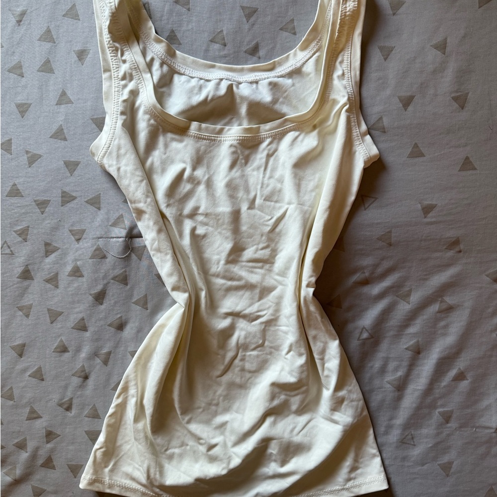 Women's Cream Tank Top